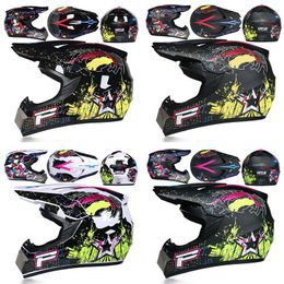 Motorcycle Helmets Dirt Bike Capacete De Moto Casco W/Free 3 Gift Professional Full Face Helmet Racing ATV Cross DH