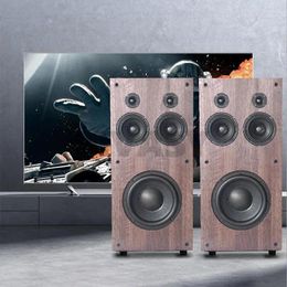 Combination Speakers 8 Inch Bluetooth Speaker Wooden Multimedia 2.1 Channel Home Theater Super Subwoofer Audio Computer 5