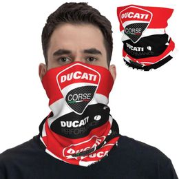 Scarves Ducatis Performance Motorcycle Bandana Neck Cover Printed Racing Team Magic Scarf Warm Face Mask Cycling Unisex Adult Breathable