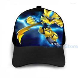 Ball Caps Fashion Zeraora Basketball Cap Men Women Graphic Print Black Unisex Adult Hat