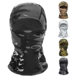 Camouflage Balaclava Full Face Mask for CS Wargame Cycling Hunting Army Bike Helmet Liner Tactical Cap Scarf218b