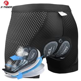 Cycling Shorts XTIGER Men Summer Underwear Breathable Mesh Bicycle Underpants Shockproof Gel Pad Riding Bike 231121