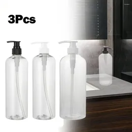 Bottiglie di stoccaggio Dispenser Shampoo Contenitori portatili Capacità Pompa Lozione con bagno 500 ml Grande