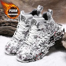 Boots Winter Men Ankle Warm Mens Snow Outdoor AntiSlip Sneakers Plush Lightweight Casual Shoes Male 231121