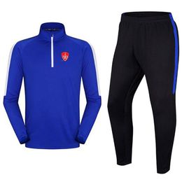 20-21 Stade Brestois 29 men's training suit Polyester jacket Adult Outdoor jogging Tracksuits Kids Soccer suit size 24252J