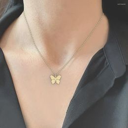 Pendant Necklaces Romantic For Women Butterfly Necklace Adjustable Chains Choker Personality Jewelry Wedding Gift Friends Wholesale