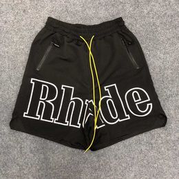 Designer Clothing Ins New York Street Rhude x Patron 19ss Street Capris Shorts Trendy Casual Pants Couples Joggers Sportswear Beach fitness outdoor For sale