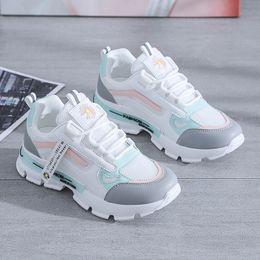 Dress Shoes FUNNY Sneakers Casual Platform Shoe 2023 Fashion Korean Women y Autumn Breathable Mixed Colors Wom 230421