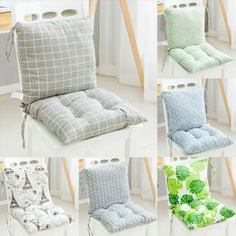 Cushion/Decorative Pillow Soft Linen Chair Cushion Indoor Outdoor Garden Patio Home Office Sofa Seat Mat Buttocks Pads Seats with Backs and Cushion 231122