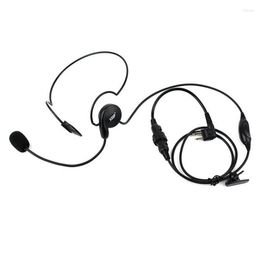 Walkie Talkie Advanced Unilateral Headphone Mic Neckband Earpiece Cycling Field Tactical Headset For Motorola Radio GP3688 GP300 GP68 EP450