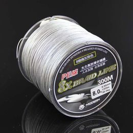 Super Strong 8 strand pe braided fishing line 300m 18LB 20LB 30LB 40LB 50LB 70LB 80LB 130LB 8 strands braided line for fishing298L