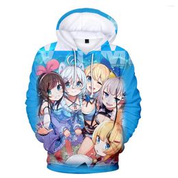 Men's Hoodies Kaguya 3D Print Laxity Hoodie Casual Oversized Pullover Streetwear Fashion Sweatshirt Trend Men Clothing