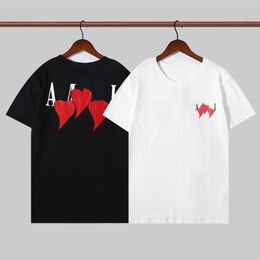2023ss Mens Designer Band T Shirts Fashion Black White Short RHDE Sleeve Luxury Letter Pattern T-shirt size S-5XL