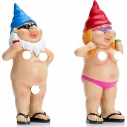 Garden Decorations 1 PC Naked Funny Gift Statue Decor Nudist Home Decoration Nude Statuary Gnomes Naughty Valentine's Day Gifts 230422