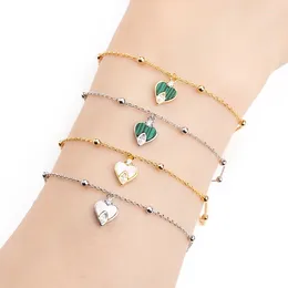Link Bracelets Bracelet HADIYANA Vintage Attractive Jewelry Heart Shape Bangles Cubic Zirconia Luxury Designer For Women SL3993