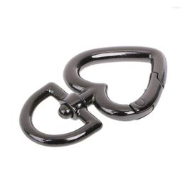 Storage Bags Heart Shape Metal Swivel Clasp Lanyard Snap Hook Spring Claw Clasps 203F