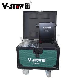 v-show mini 650W 웨딩 효과를위한 콜드 스파크 머신 2pcs flightcase