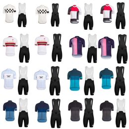 2021 products RAPHA mens cycling short sleeve jersey MTB bicycle bib shorts sets Breathable bike sport ropa ciclismo hombre F6238Y