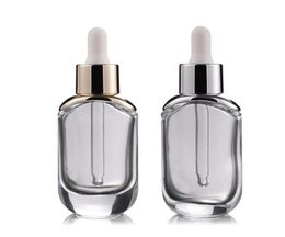 30ml Essence Dropper Bottle High-grade Cosmetic Bottle Empty 1OZ Thick Shoulder Bottle-Cosmetic Packaging for Skin Care Cream