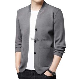 Men's Sweaters Brand Clothing Autumn Knit Sweater Classic Slim-Fit Wool Cardigan Round Collar Men And Women Couple Sweater Coat Plus Size S-3XLL231122