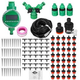 Watering Equipments Irrigation 15 25 30 40 50m Automatic Timer Systems Greenhouse Plant Kit Garden System Intelligent Care260R