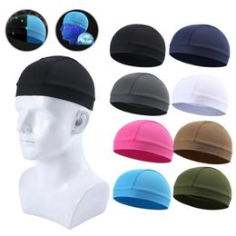 Unisex Quick Dry Cycling Caps Under Helmet Liner Cap Outdoor Sport Cycling Bicycle Skull Hat Breathable Running Riding Bandana229k