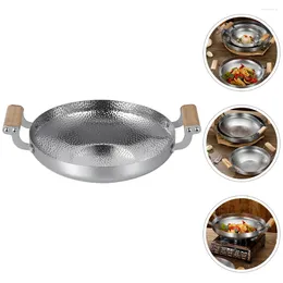 Pans Special Alcohol Stove Small Cooking Pots Stainless Steel Griddle Pan Household Dry Kitchen Supply Kitchenware Wok