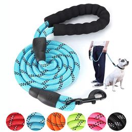 Dog Collars Leashes Strong Nylon Dog Leash Labrador French bulldog Harness Leashes Reflective Leash Training Safety Dog Leashes Ropes 150200300cm 230422