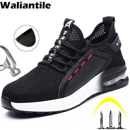 Dress Shoes Clearance Summer Breathable Work For Men Women Puncture Proof Safety Boots Steel Toe Indestructible Sneakers 230421