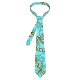 Bow Ties Chain Print Tie Retro Floral Daily Wear Party Neck Adult Casual Necktie Accessories High Quality Design Collar