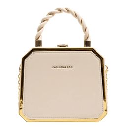 Evening Bags Simple And Versatile Texture Box Baomingyuan Chain Crossbody Bag 231122