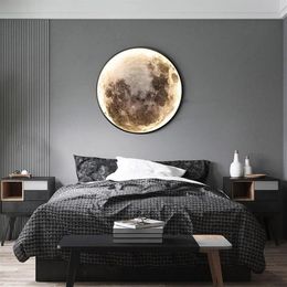 Wall Lamp Moon LED Mural Light Decoration For Bedroom Living Dining Room Aisle Sofa Background Interior Modern Art Design Style234A