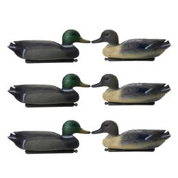 Game Calls 6 Pcs 3D Duck Decoy Floating Lure with Keel for Outdoor Hunting Fishing Accessories Realistic Bird Float on The Water 231122