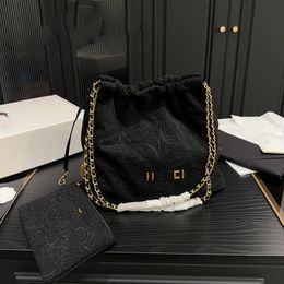 Fabric Garbage Bag Stylish Womens Shoulder Bag Metal Hardware Metal Clasp Luxury Tote Coin Matelasse Chain Crossbody Bags