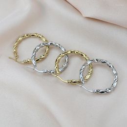 Hoop Earrings 30mm Beauty 316L Stainless Steel For Men And Women IP Plating No Fade Allergy Free Fashion Jewellery Good Quality
