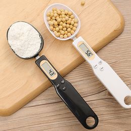 Measuring Tools 500g01g Portable LCD Digital Kitchen Scale Measuring Spoon Coffee Sugar Gramme Electronic Spoon Weight Volumn Food Scale 230422