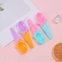 New Color Ice Cream Spoon Bowl Spoon Bowl Tableware Set Creative Children's Spoon