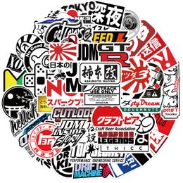 50Pcs-Pack Japanese Graffiti Stickers Waterproof Vinyl Stickers for Luggage Water Bottle Laptop Car Planner Scrapbooking Phone Mac Door Wall Decals