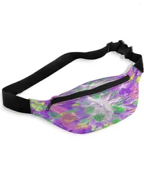 Waist Bags Gradient Watercolour Oil Painting For Women Man Travel Shoulder Crossbody Chest Waterproof Fanny Pack