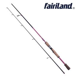 Fairiland carbon Fibre spinning fishing rod lure fishing pole 6' 6 6' 7' MH lure fish rod w corkwood handle big ga277F