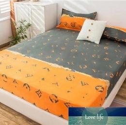 Fashion Three-Piece Bed Sheet Set One-Piece Non-Slip Simmons Mattress Cover Protective Cover All-Inclusive Dustproof Single Layer Thickened/Thin Bedspread