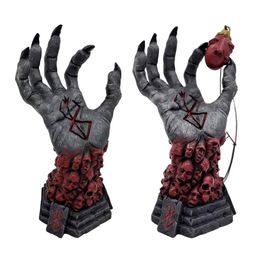 Decorative Objects Figurines 26cm Berserk Hand of God Resin Figure Statue Guts PVC Action Anime Figurine Model Collection Desk Decoration Toys Birthday Gift 231121