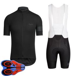 2021 Breathable RAPHA Team BIke Ropa Ciclismo cycling Jersey Set Mens Short Sleeve Bicycle Outfits Road Racing Clothing Outdoor Ri206c