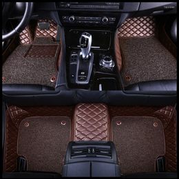 Custom Car Floor Mat For Chery Tiggo 3 5 Qq All Models Auto Accessories Double Foot Mats