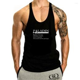 Men's Tank Tops Paladin White M En S Jersey Top Men Designing Sleeveless Normal Fashion Spring