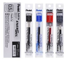 Refills 12pcs/box Pentel Energel X REFILL Needle Tip LRN5 Gel Ink Refill Fit for BLN75/105 0.5 Mm Black/Blue/Red/blueblack 12 Colours 230422