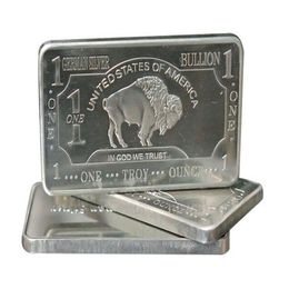 1 oz One Troy Ounce USA American Buffalo 999 Fine German Silver Bullion Bar 309q Best quality