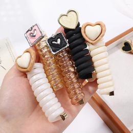 Hair Accessories 1Pc Girl Cute Phone Tie Ponytail Elastic Hairbands Telephone Rubber Rope Headband Fashion Women