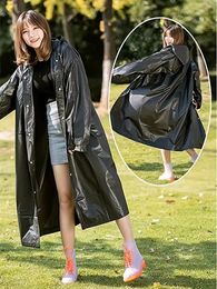 1pc Raincoats For Adults Reusable, EVA Rain Ponchos Lightweight Rain Coat Waterproof Rain Gear For Women, Women's Activewear