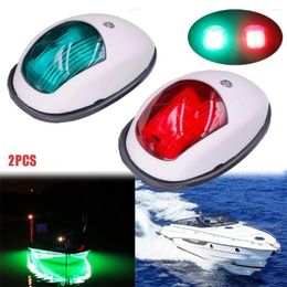 All Terrain Wheels 2Pcs/Set ABS Trailer Boat Truck Marine 12V Signal Lamp Warning LED Navigation Light